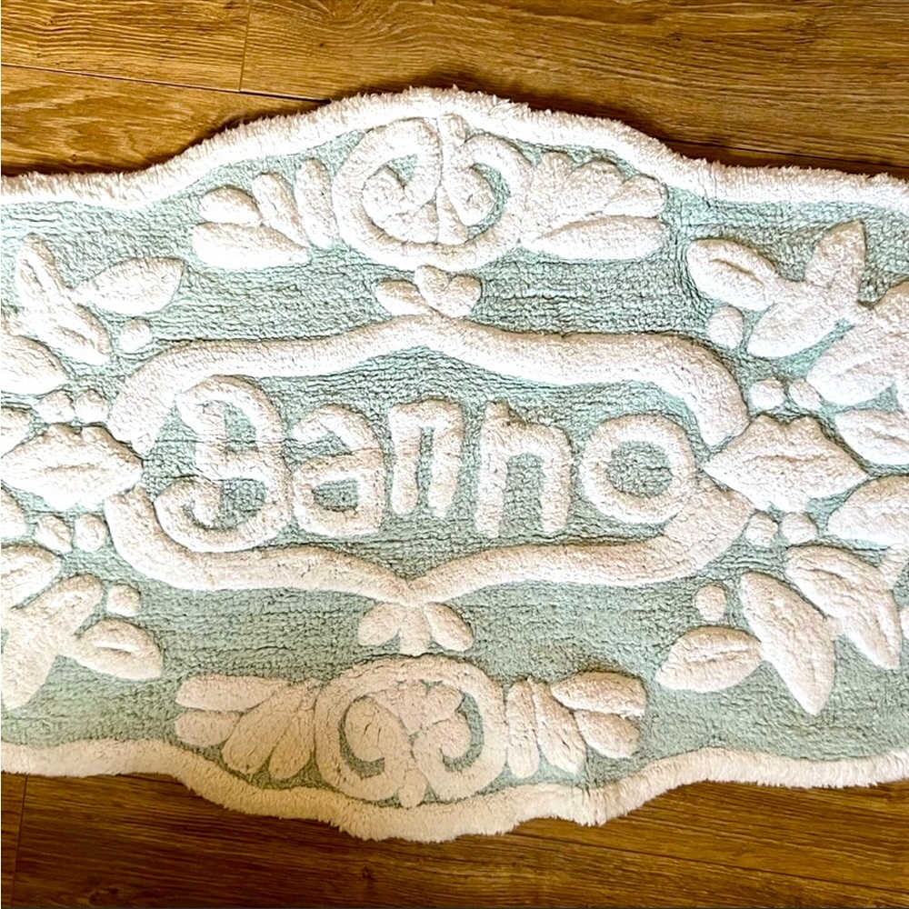 Anthropologie Bath Mat Italy Banno Italian NWT, Machine Washable